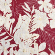 Pound A Metre 3 Metre Luxurious Soft Printed Viscose Jersey - 55"-  (Red & Gold)