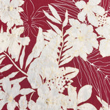 Pound A Metre 3 Metre Luxurious Soft Printed Viscose Jersey - 55"-  (Red & Gold)