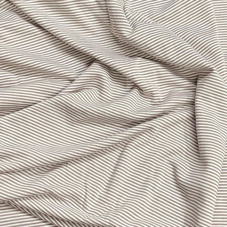 Pound A Metre 3 Metre Luxurious Soft Printed Viscose Jersey - 55"-  (Stripe)