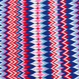 Pound A Metre 3 Metre Luxurious Soft Printed Viscose Jersey - 55"-  (Zigzag)