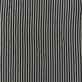 Pound A Metre 3 Metres 3 Metre Luxurious Soft Ribbed Jersey - 55"- (Black & White)