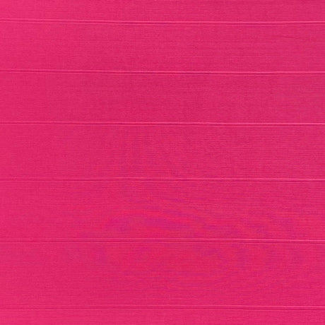 Pound A Metre 3 Metres 3 Metre Luxurious Soft Ribbed Jersey - 55" (Bright Pink)