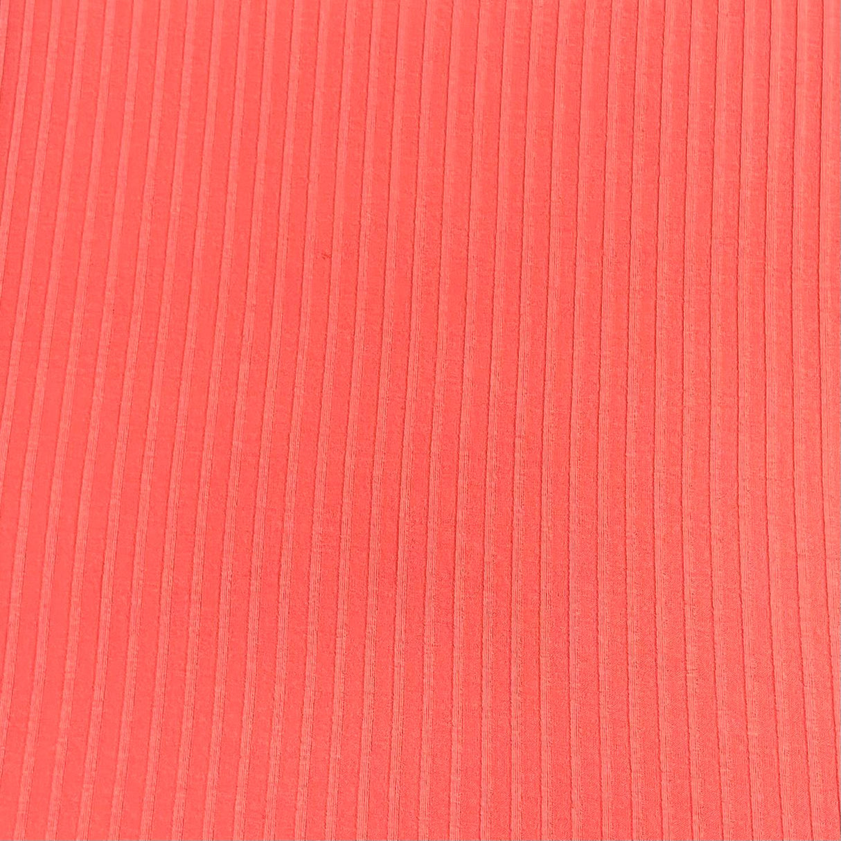 Pound A Metre 3 Metres 3 Metre Luxurious Soft Ribbed Jersey - 55"- (Coral)