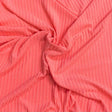 Pound A Metre 3 Metres 3 Metre Luxurious Soft Ribbed Jersey - 55"- (Coral)