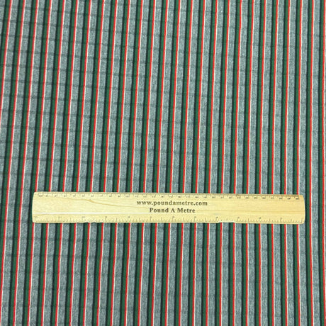 Pound A Metre 3 Metres 3 Metre Luxurious Soft Ribbed Jersey - 55"- (Grey)