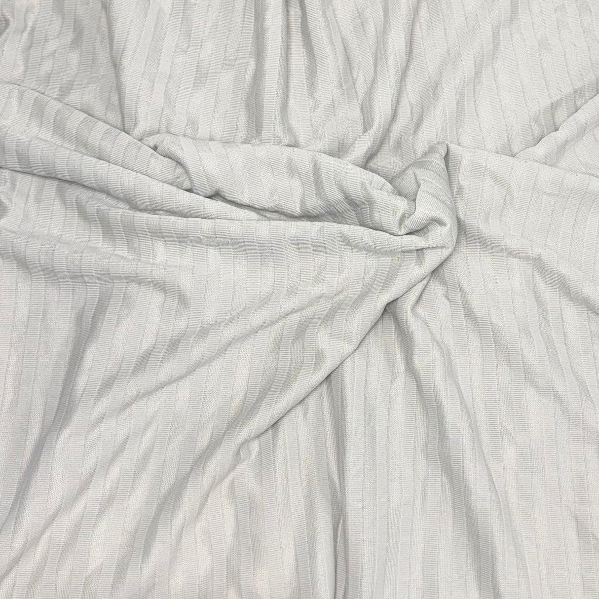 Pound A Metre 3 Metres 3 Metre Luxurious Soft Ribbed Jersey - 55"- (Light Grey)