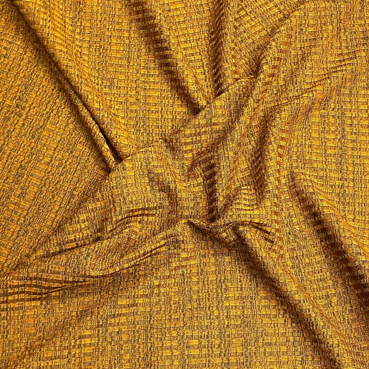 Pound A Metre 3 Metres 3 Metre Luxurious Soft Ribbed Jersey - 55"- (Mustard)