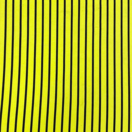 Pound A Metre 3 Metres 3 Metre Luxurious Soft Ribbed Jersey - 55" (Neon)