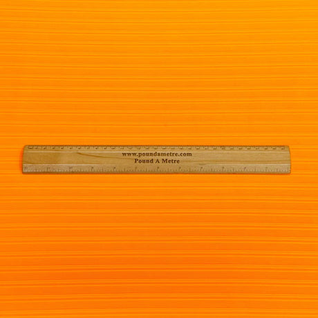 Pound A Metre 3 Metres 3 Metre Luxurious Soft Ribbed Jersey - 55" (Orange)