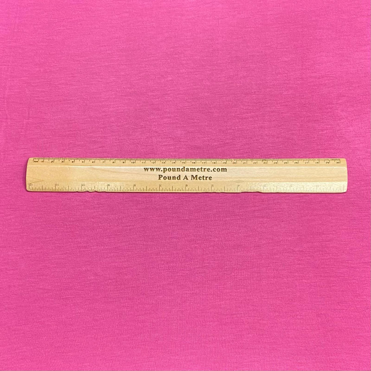 Pound A Metre 3 Metres 3 Metre Luxurious Soft Ribbed Jersey - 55"- (Pink)