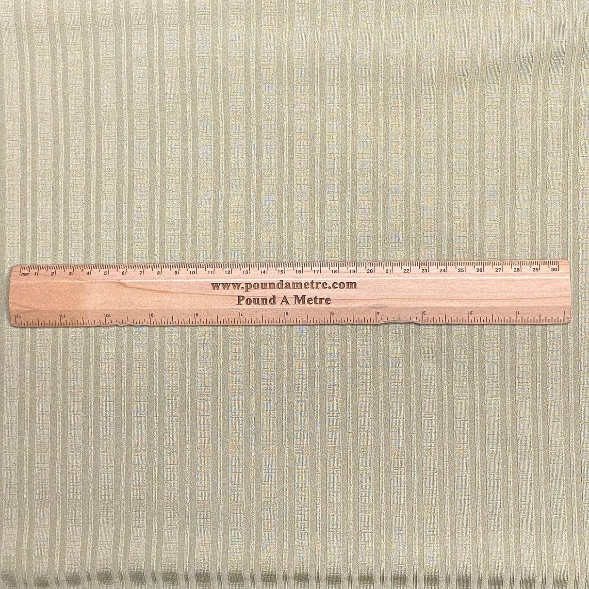 Pound A Metre 3 Metres 3 Metre Luxurious Soft Ribbed Jersey - 55"- (Sage)