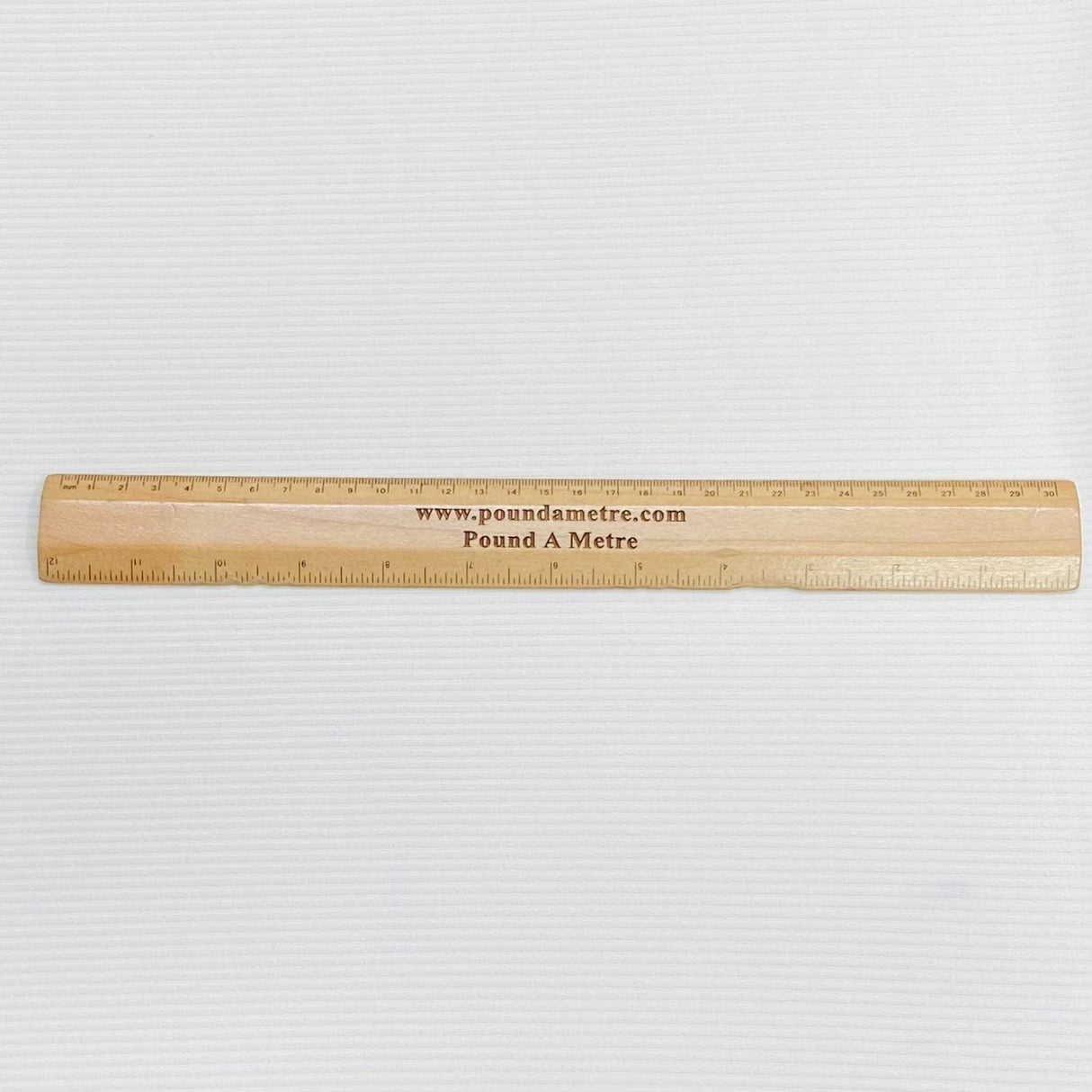 Pound A Metre 3 Metres 3 Metre Luxurious Soft Ribbed Jersey - 55"- (White) (EOL)