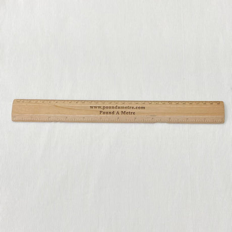 Pound A Metre 3 Metres 3 Metre Luxurious Soft Ribbed Jersey - 55"- (White) (EOL)