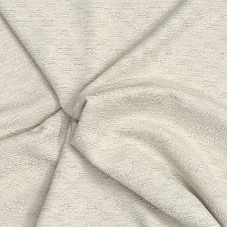 Pound A Metre 3 Metre Luxurious Soft Textured Crepe Jersey - 60"-  (Beige)