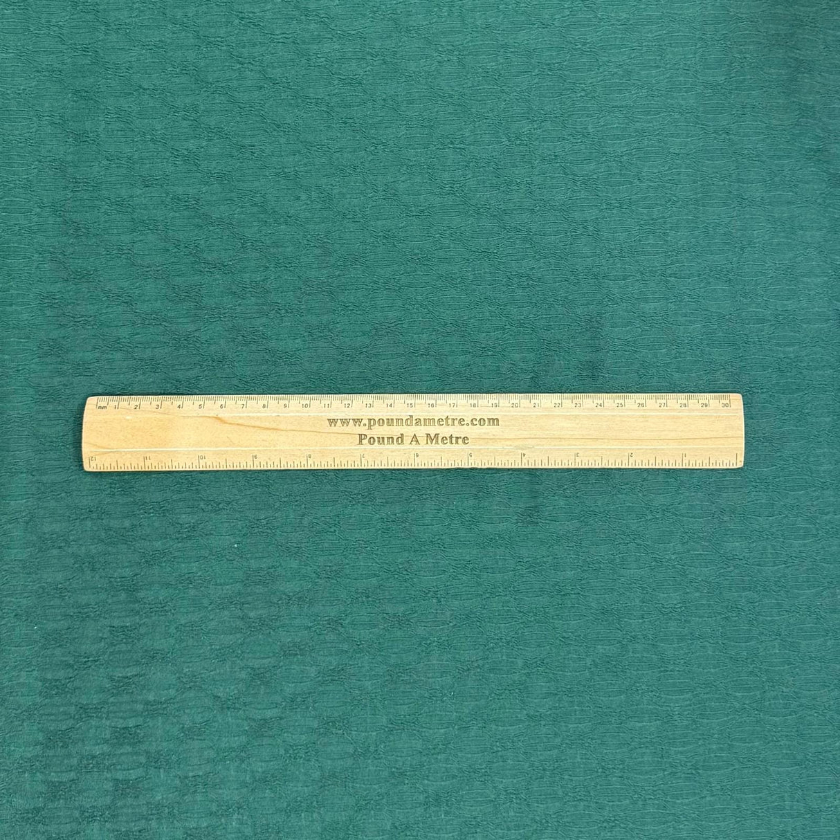 Pound A Metre 3 Metre Luxurious Soft Textured Crepe Jersey - 60"-  (Bottle Green)
