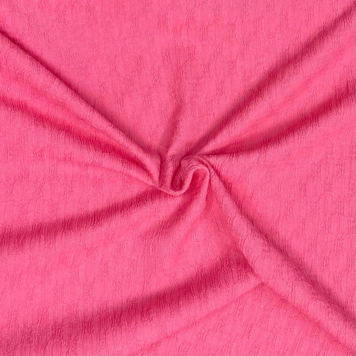 Pound A Metre 3 Metre Luxurious Soft Textured Crepe Jersey - 60"-  (Coral Pink)