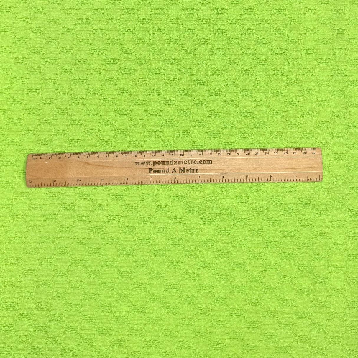 Pound A Metre 3 Metre Luxurious Soft Textured Crepe Jersey - 60"-  (Green)