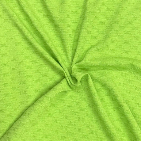 Pound A Metre 3 Metre Luxurious Soft Textured Crepe Jersey - 60"-  (Green)