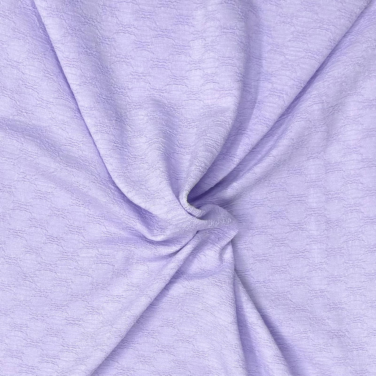 Pound A Metre 3 Metre Luxurious Soft Textured Crepe Jersey - 60"-  (Lilac)