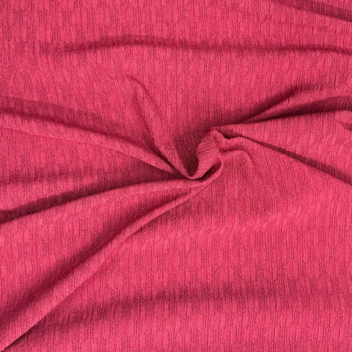 Pound A Metre 3 Metre Luxurious Soft Textured Crepe Jersey - 60"-  (Maroon)