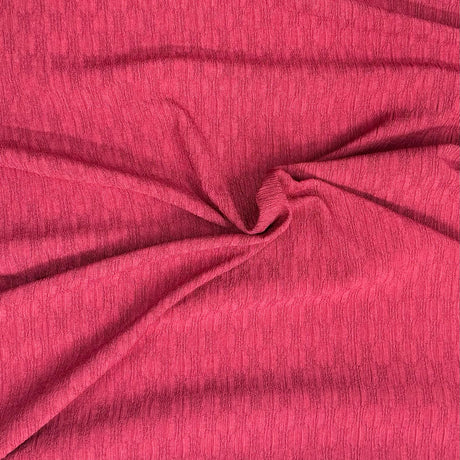 Pound A Metre 3 Metre Luxurious Soft Textured Crepe Jersey - 60"-  (Maroon)