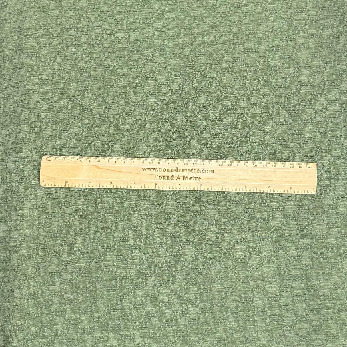 Pound A Metre 3 Metre Luxurious Soft Textured Crepe Jersey - 60"-  (Olive)
