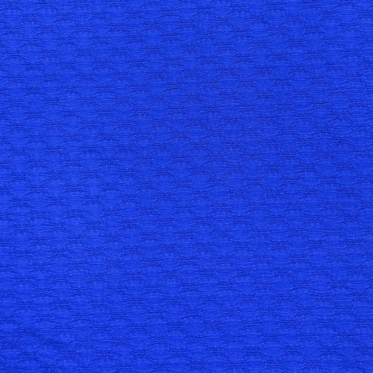 Pound A Metre 3 Metre Luxurious Soft Textured Crepe Jersey - 60"-  (Royal)