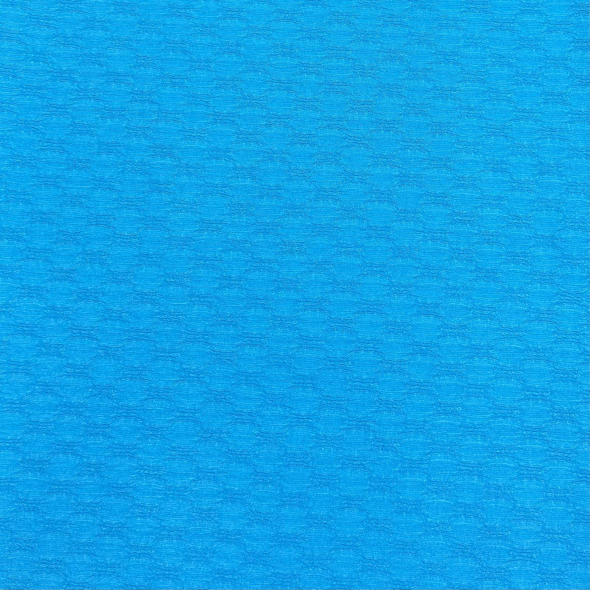Pound A Metre 3 Metre Luxurious Soft Textured Crepe Jersey - 60"-  (Turquoise Blue)