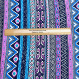 Pound A Metre 3 Metre Luxurious Soft Viscose Jersey - 55"- (Abstract)