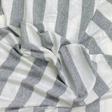Pound A Metre 3 Metres 3 Metre Luxurious Soft Viscose Jersey - 55"- (Big Stripe) (EOL)