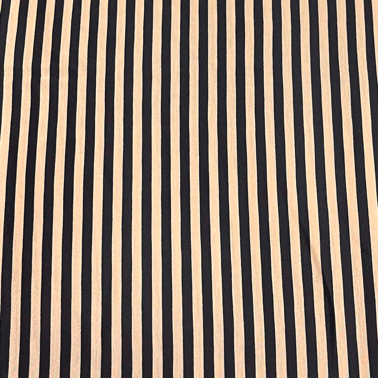 Pound A Metre 3 Metre Luxurious Soft Viscose Jersey - 55"- (Black & Brown)