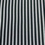 Pound A Metre 3 Metre Luxurious Soft Viscose Jersey - 55"- (Black & Ivory)