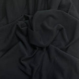 Pound A Metre 3 Metre Luxurious Soft Viscose Jersey - 55"- (Black)