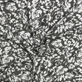 Pound A Metre 3 Metres 3 Metre Luxurious Soft Viscose Jersey - 55"-  (Black Rose)