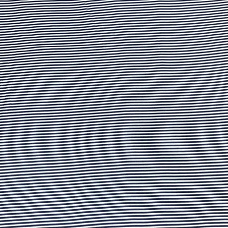Pound A Metre 3 Metres 3 Metre Luxurious Soft Viscose Jersey - 55"- (Black Stripes)