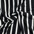 Pound A Metre 3 Metre Luxurious Soft Viscose Jersey - 55"- (Black & Vanilla)