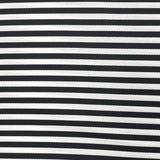 Pound A Metre 3 Metre Luxurious Soft Viscose Jersey - 55"- (Black & White) (Multi Buy)