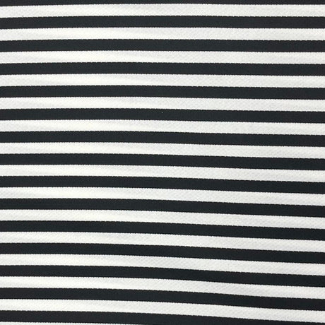 Pound A Metre 3 Metre Luxurious Soft Viscose Jersey - 55"- (Black & White) (Multi Buy)