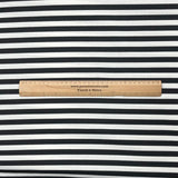Pound A Metre 3 Metre Luxurious Soft Viscose Jersey - 55"- (Black & White) (Multi Buy)