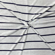 Pound A Metre 3 Metres 3 Metre Luxurious Soft Viscose Jersey - 55"-  (Black & White)