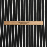 Pound A Metre 3 Metres 3 Metre Luxurious Soft Viscose Jersey - 55"-  (Black & White)