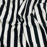 Pound A Metre 3 Metres 3 Metre Luxurious Soft Viscose Jersey - 55"- (Black & White) (S1J)