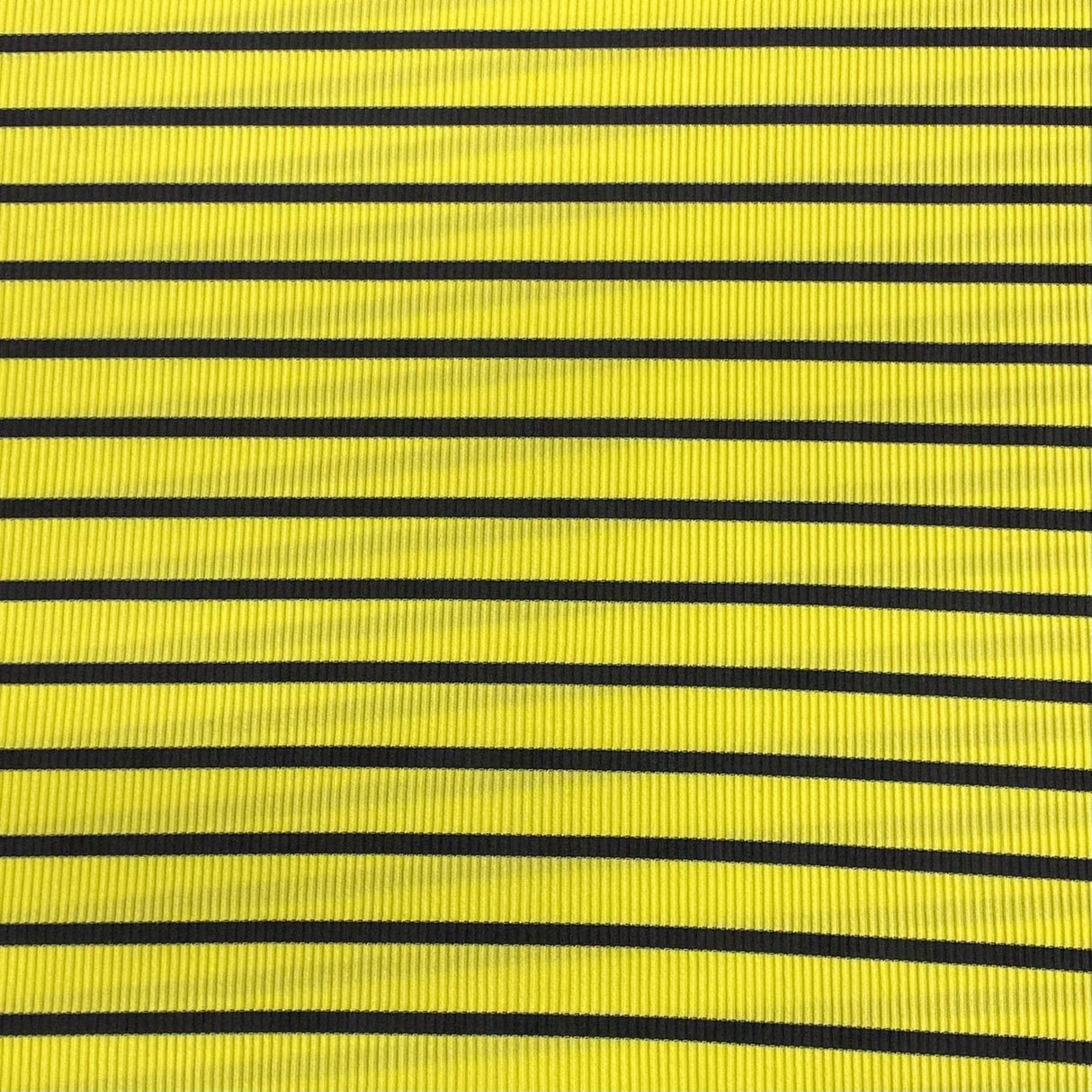 Pound A Metre 3 Metres 3 Metre Luxurious Soft Viscose Jersey - 55"-  (Black & Yellow)