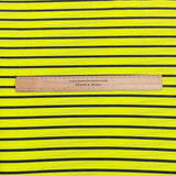 Pound A Metre 3 Metres 3 Metre Luxurious Soft Viscose Jersey - 55"-  (Black & Yellow)