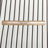 Pound A Metre 3 Metre Luxurious Soft Viscose Jersey - 55"- (Brown & Ivory)
