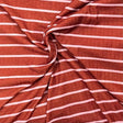 Pound A Metre 3 Metre Luxurious Soft Viscose Jersey - 55"- (Brown & Pink)