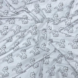 Pound A Metre 3 Metres 3 Metre Luxurious Soft Viscose Jersey - 55"- (Cat)
