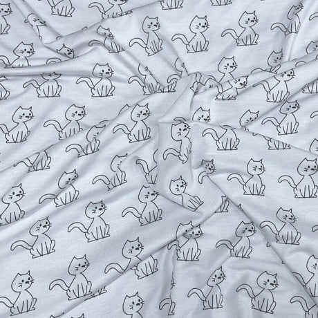 Pound A Metre 3 Metres 3 Metre Luxurious Soft Viscose Jersey - 55"- (Cat)