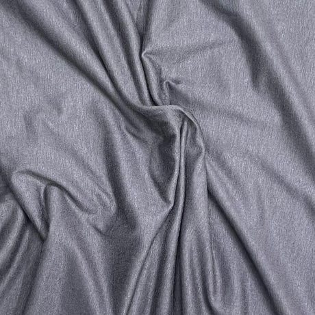 Pound A Metre 3 Metre Luxurious Soft Viscose Jersey - 55"- (Charcoal) (Multi Buy)