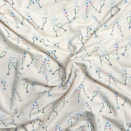 Pound A Metre 3 Metres 3 Metre Luxurious Soft Viscose Jersey - 55"-  (Cheers)